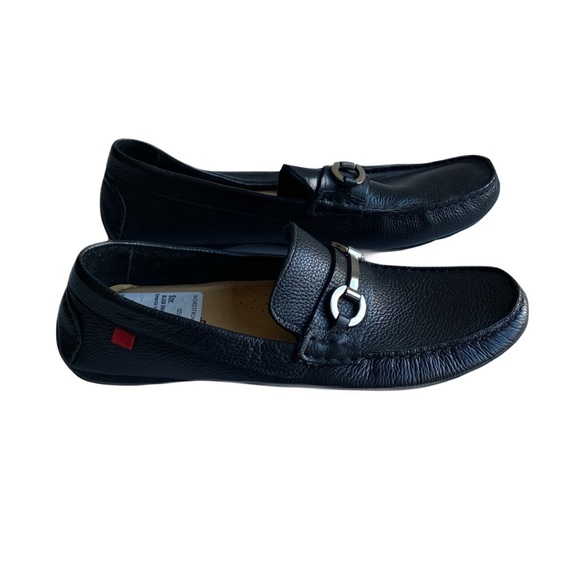 Marc Joseph Stafford Leather Loafer Size 8 Black Slip On Office Business Wedding - Picture 2 of 11